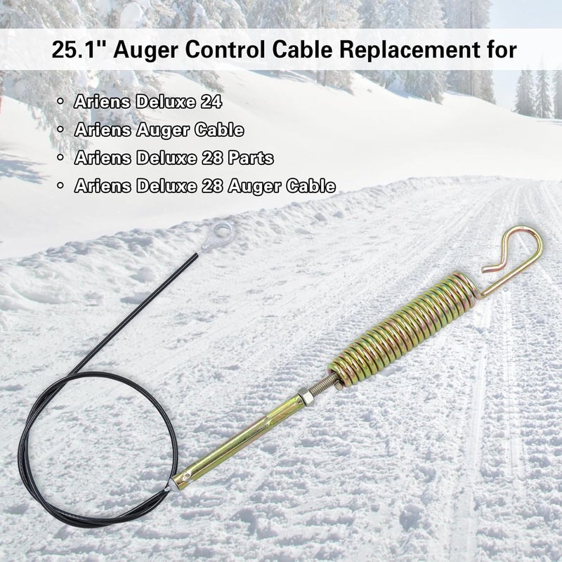 Dofank 06900439 Auger Control Cable for Ariens Deluxe 24, 28, 30, 36 Pro Platinum Power Brush Snow Blowers Auger Cable - Image 3